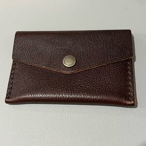 Portland Leather Goods Mini Envelope Wallet Coldbrew